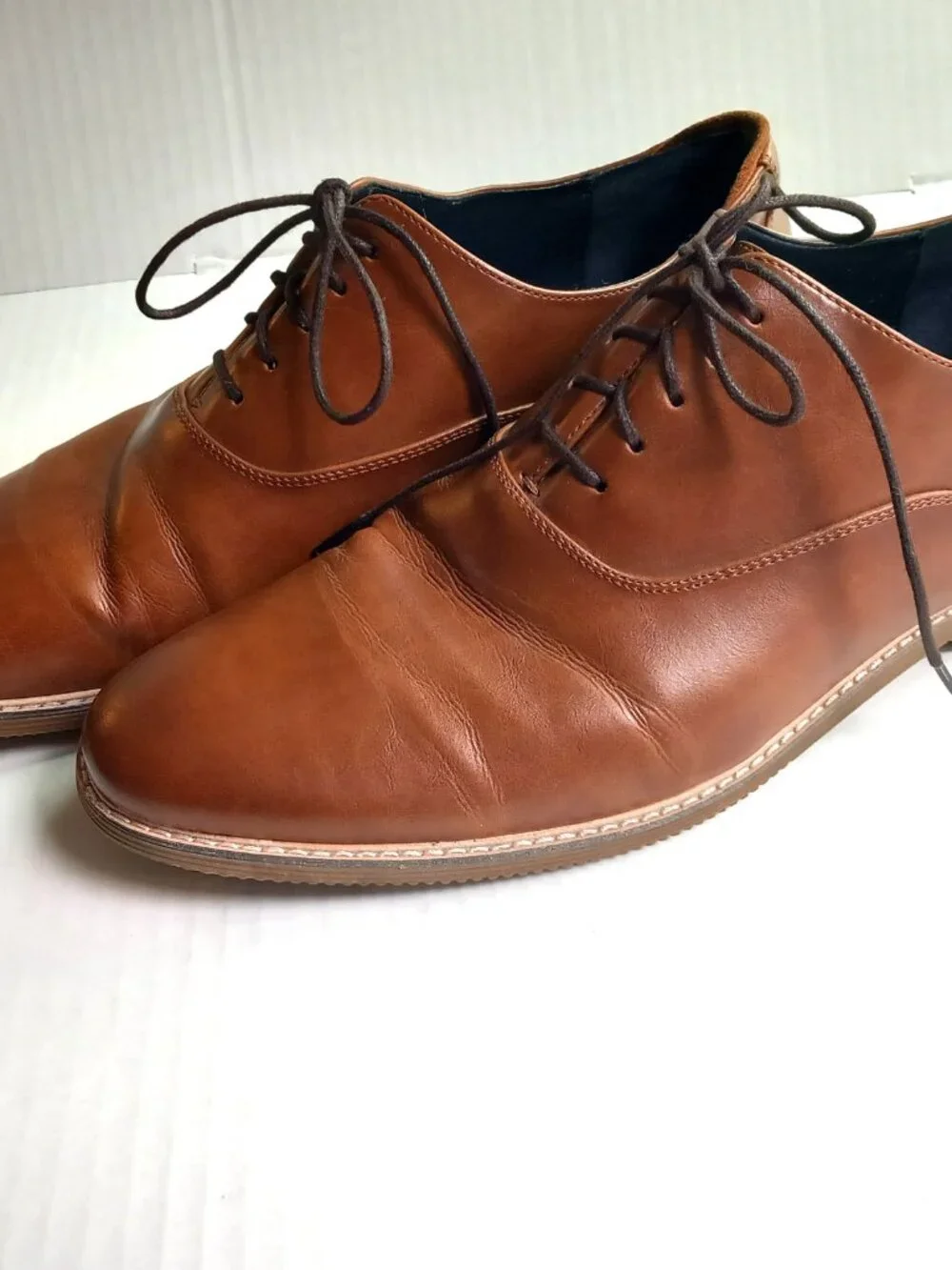 Steve Madden Tan Nunan Men's Dress Shoes - size 12